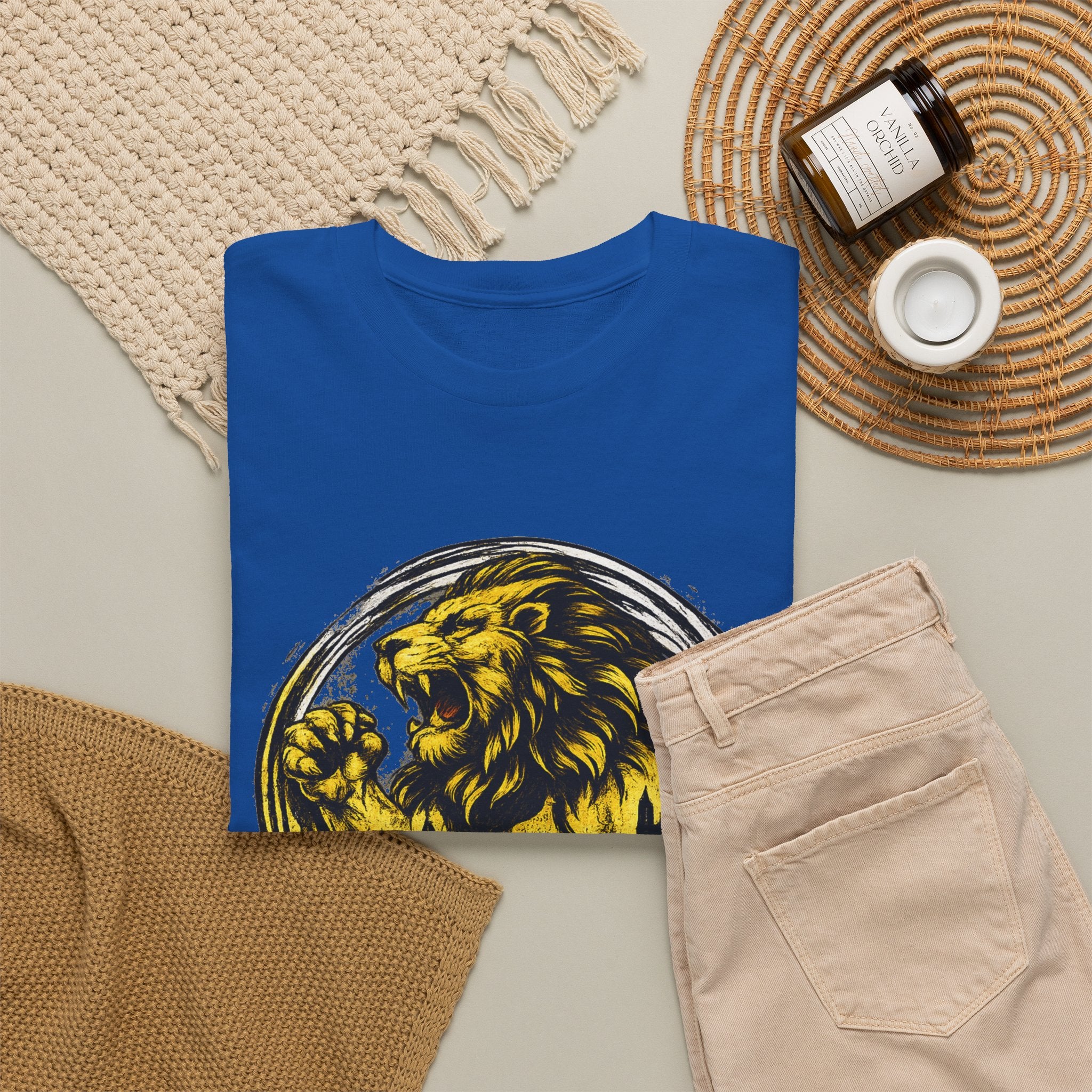 Premium Vlaamse Leeuw Vlaanderen T-Shirt – In Hart en Daad | VlaamseKracht®