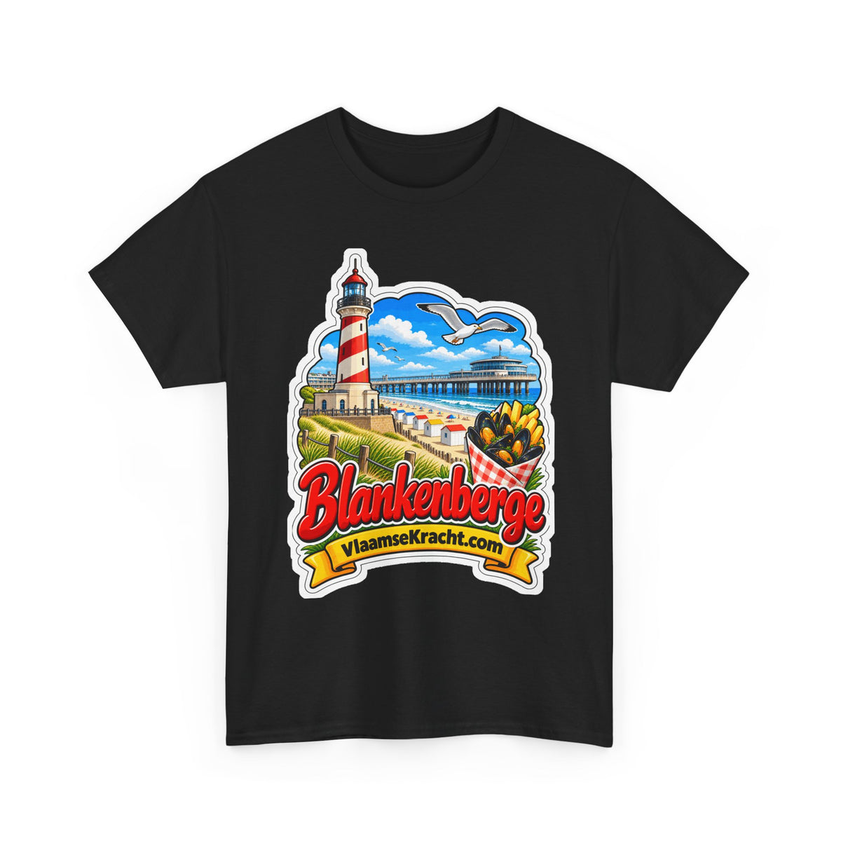 BLANKENBERGE Unisex T-shirt | Vlaamse Stad | VlaamseKracht®
