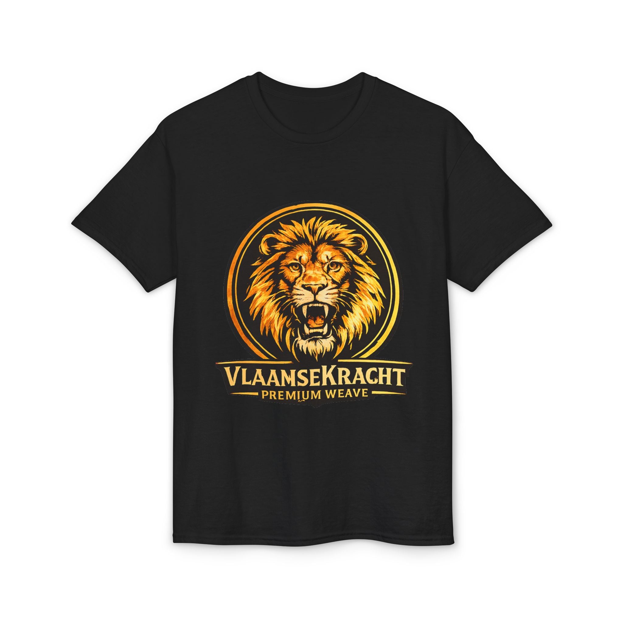 VlaamseKracht Roaring Lion Graphic T-Shirt — Premium Belgian Pride Tee