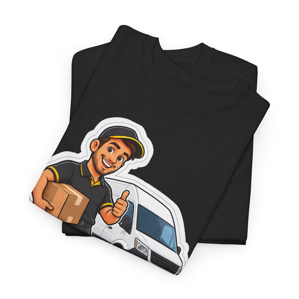PAKJE ONDERWEG! Unisex T-shirt | De Pakjesbezorger | VlaamseKracht®