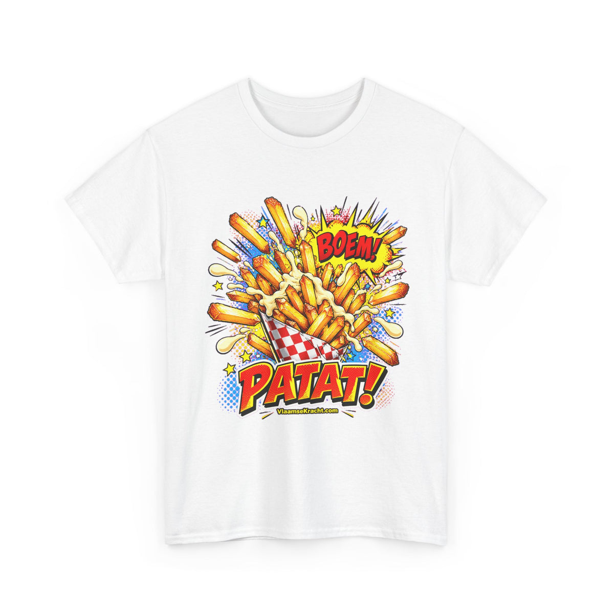BOEM! PATAT! Unisex T-shirt | Pop Art | VlaamseKracht®