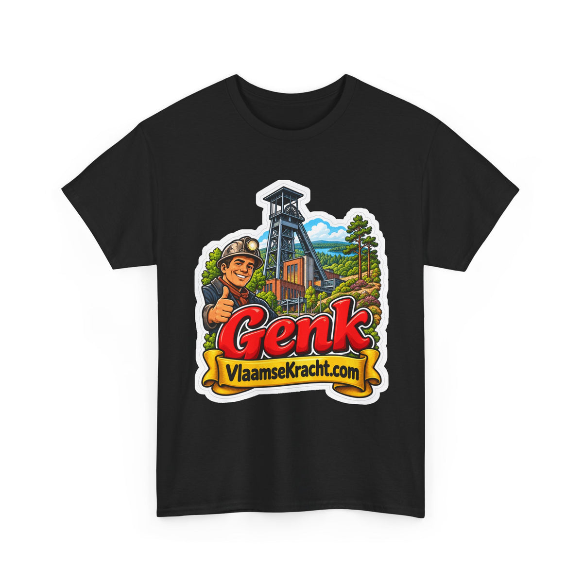 GENK Unisex T-shirt | Vlaamse Stad | VlaamseKracht®