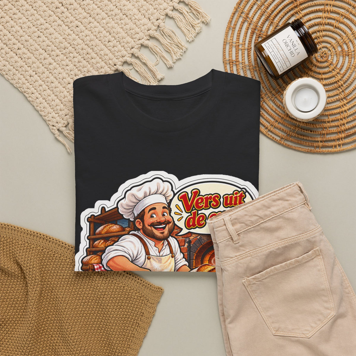 VERS UIT DE OVEN! Unisex T-shirt | De Bakker | VlaamseKracht®