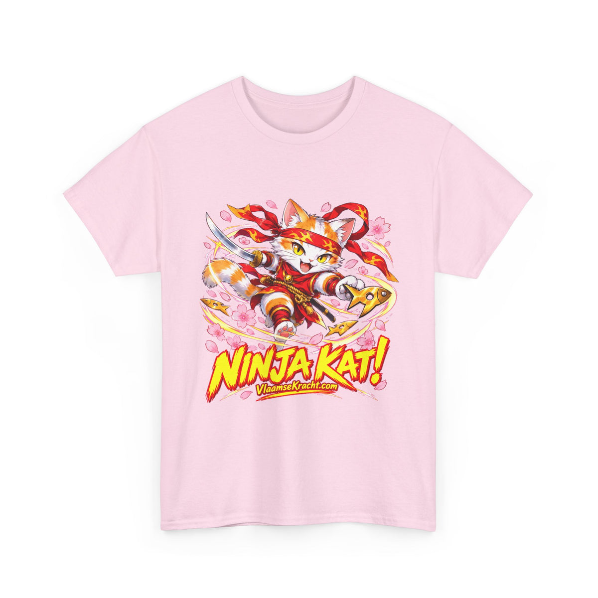 NINJA KAT! Unisex T-shirt | Anime | VlaamseKracht®