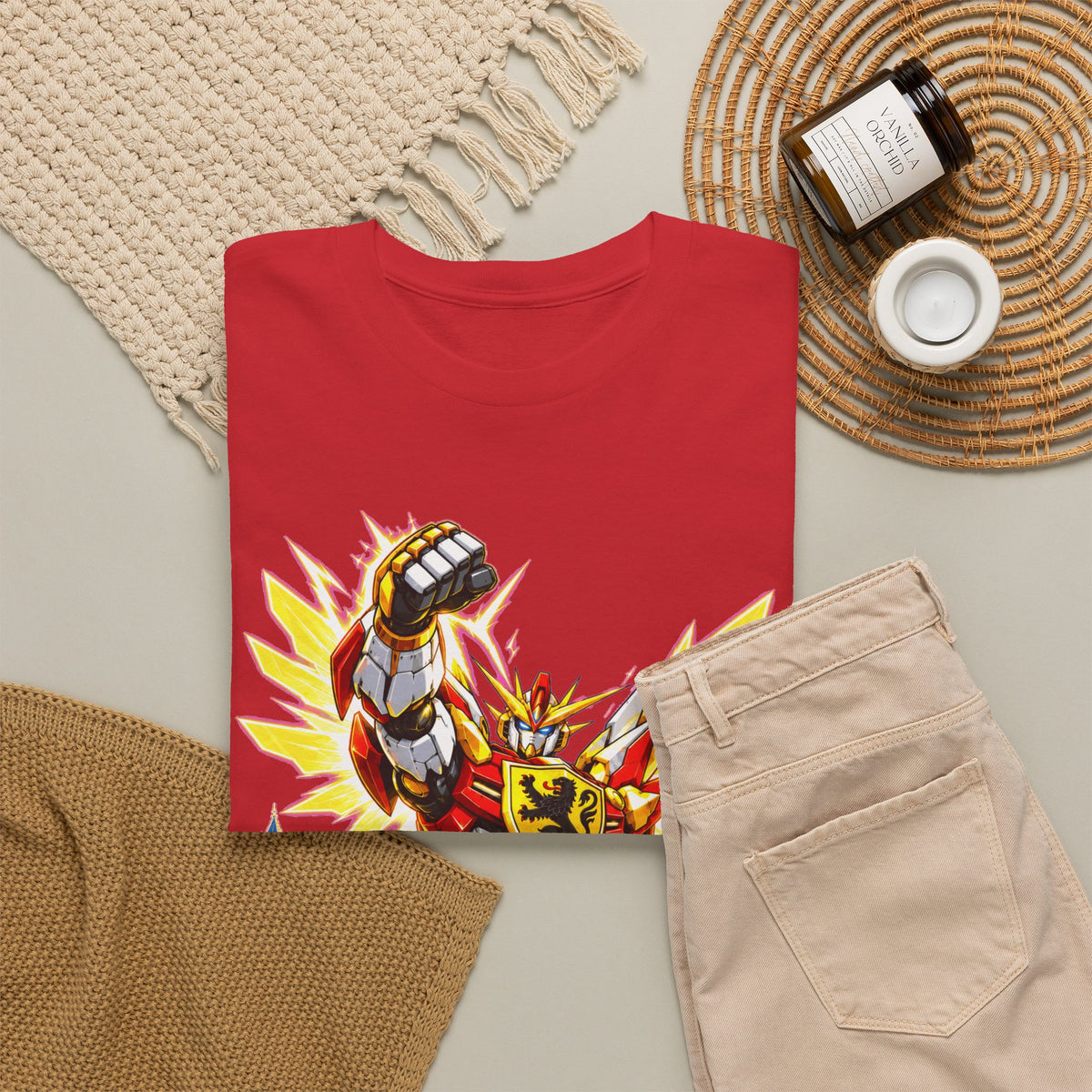 MECHA LEEUW! Unisex T-shirt | Anime | VlaamseKracht®