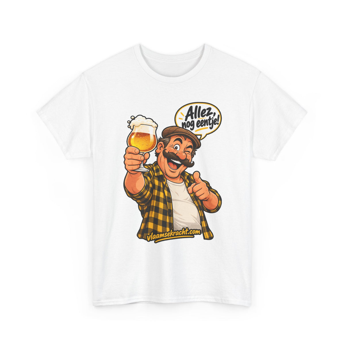 ALLEZ, NOG EENTJE! Unisex T-shirt | Vlaamse Humor | VlaamseKracht®