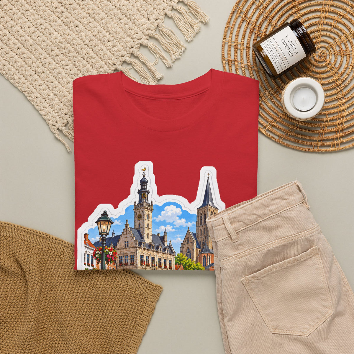 HERENTALS Unisex T-shirt | Vlaamse Stad | VlaamseKracht®