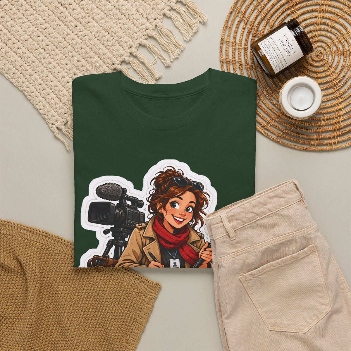 HET VERHAAL TELT! Unisex T-shirt | De Journalist | VlaamseKracht®