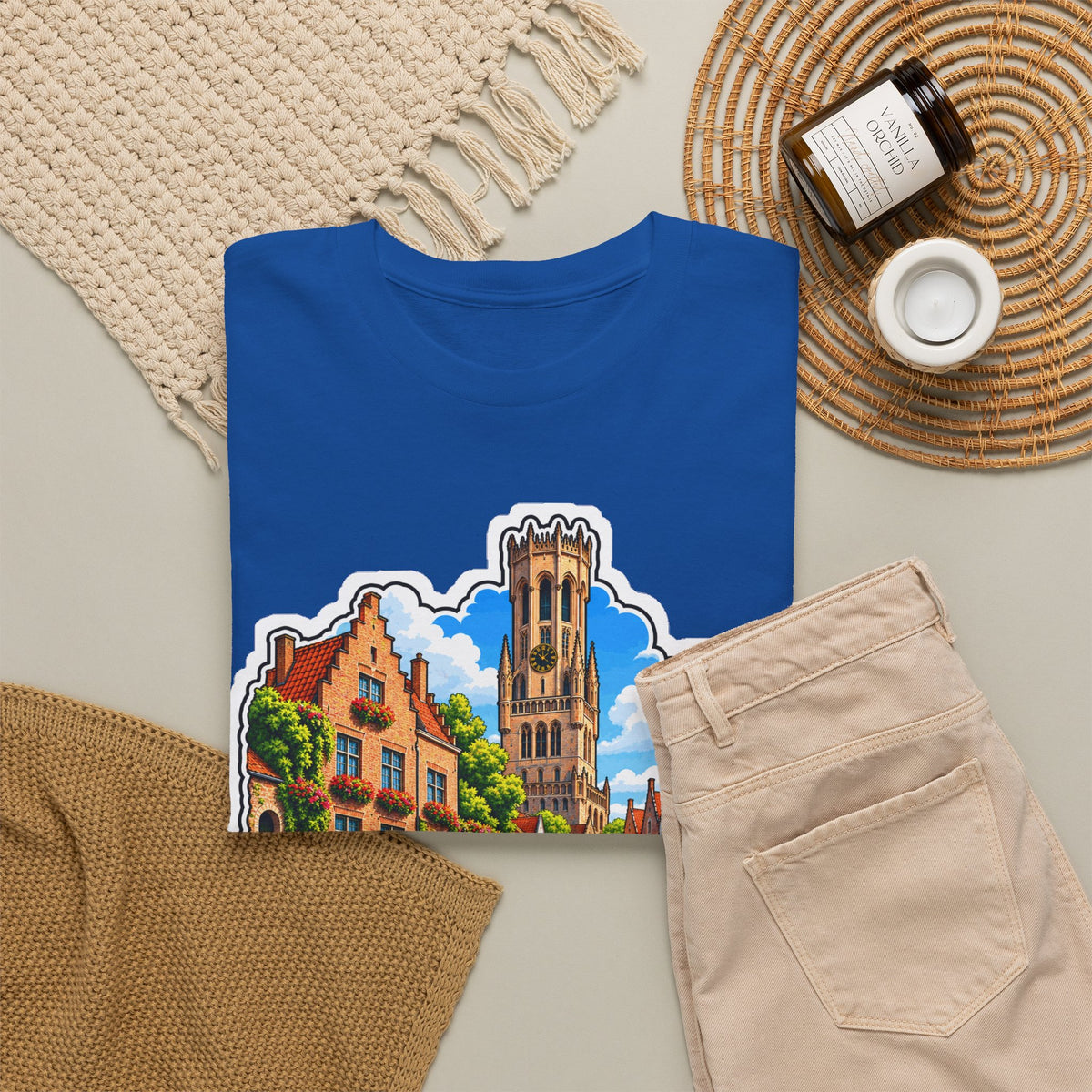 BRUGGE Unisex T-shirt | Vlaamse Stad | VlaamseKracht®