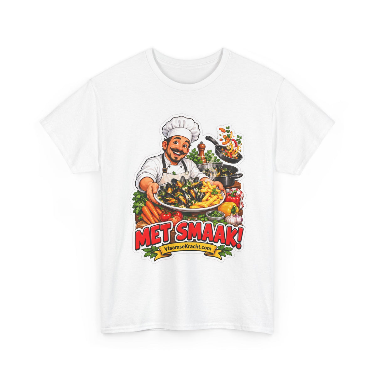 MET SMAAK! Unisex T-shirt | De Kok | VlaamseKracht®