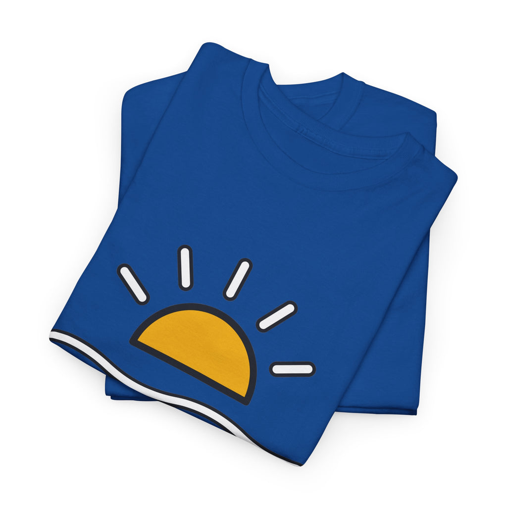 Oostende Zon & Golven Unisex T-shirt | Kust | VlaamseKracht®