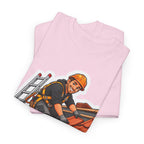 DROOG BOVEN HET HOOFD! Unisex T-shirt | De Dakwerker | VlaamseKracht®