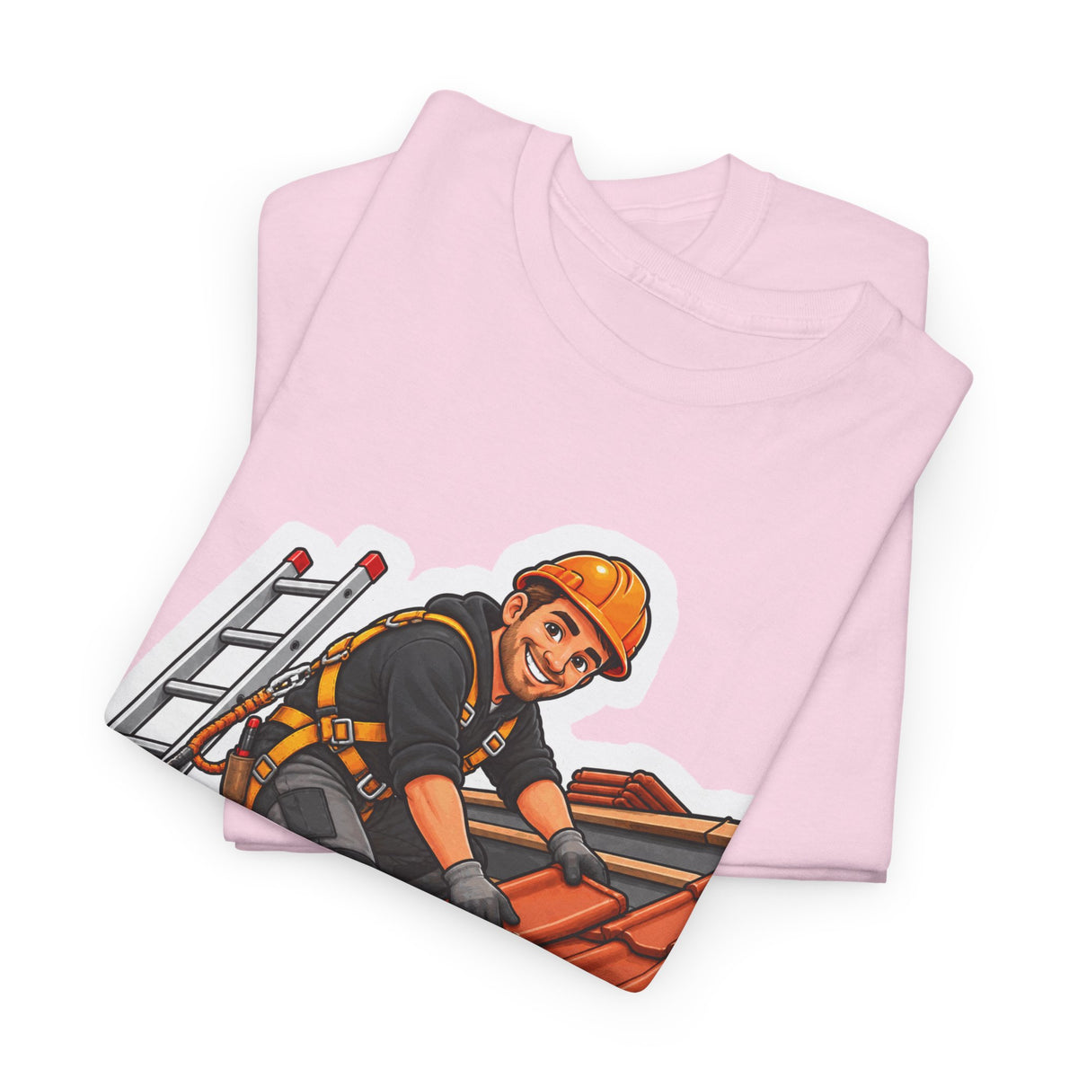 DROOG BOVEN HET HOOFD! Unisex T-shirt | De Dakwerker | VlaamseKracht®
