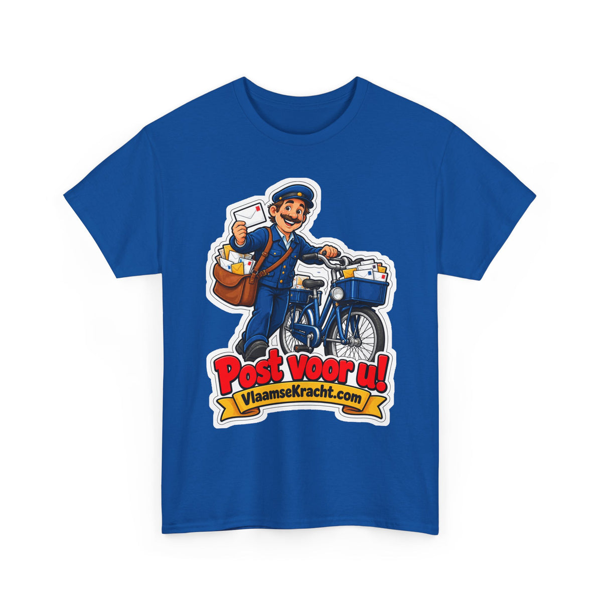 POST VOOR U! Unisex T-shirt | De Postbode | VlaamseKracht®