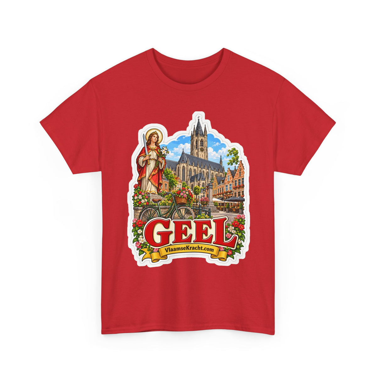 GEEL Unisex T-shirt | Vlaamse Stad | VlaamseKracht®