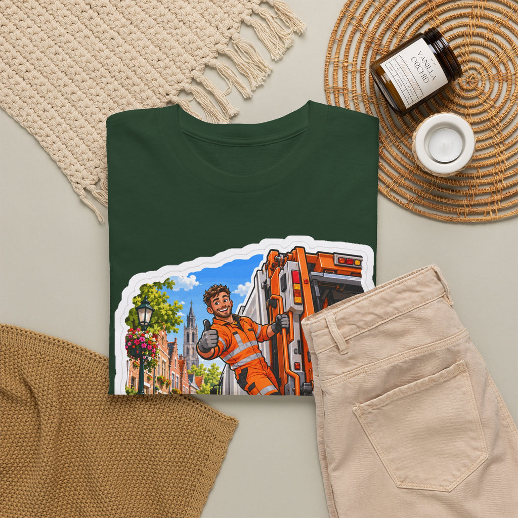 PROPER EN TROTS! Unisex T-shirt | De Afvalophaler | VlaamseKracht®