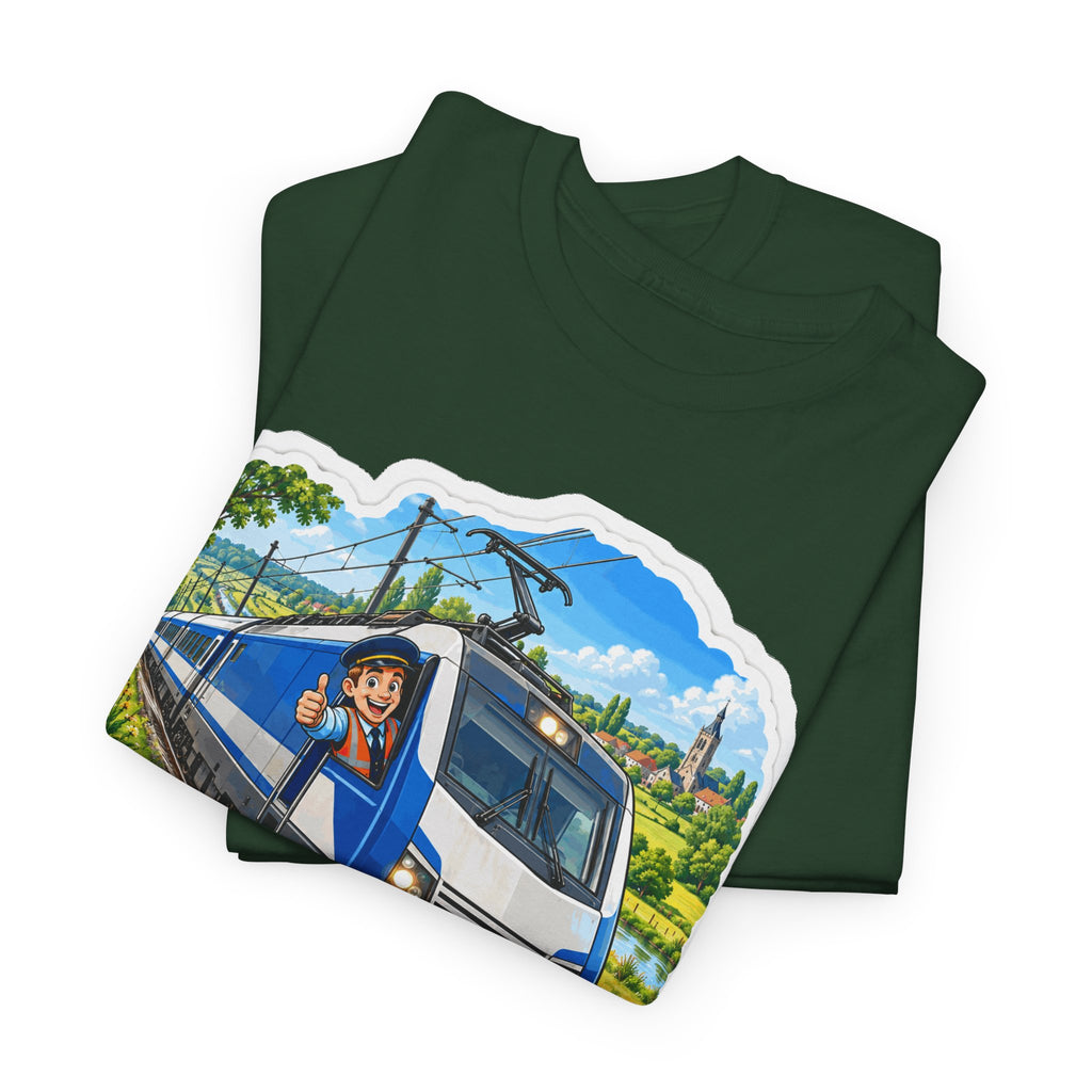 VOLLE KRACHT VOORUIT! Unisex T-shirt | De Treinbestuurder | VlaamseKracht®