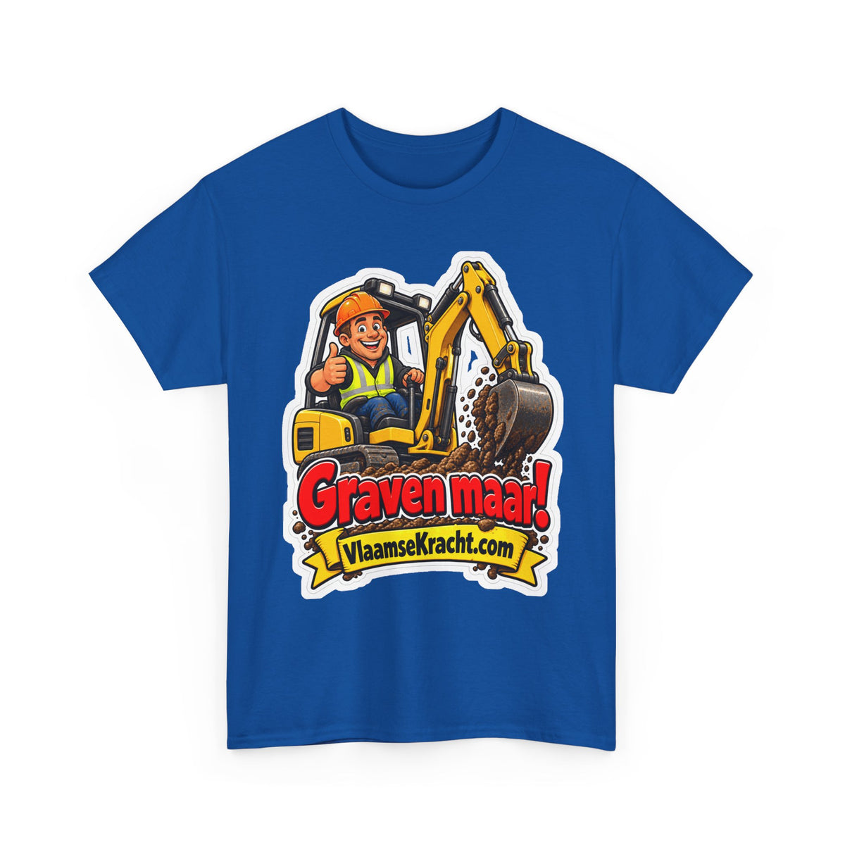 GRAVEN MAAR! Unisex T-shirt | De Graver | VlaamseKracht®