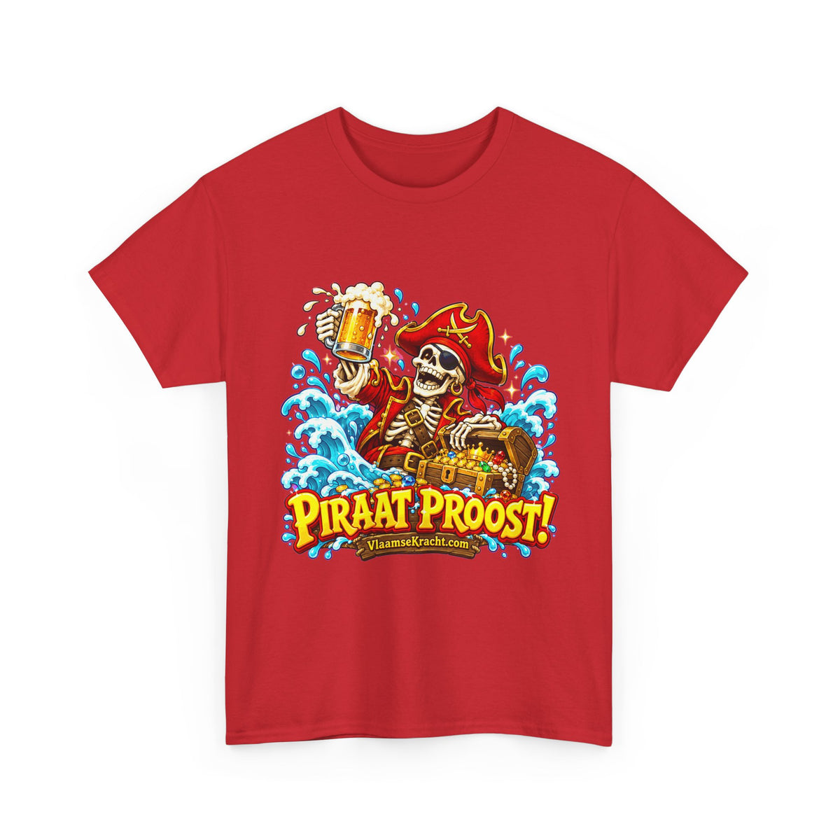 PIRAAT PROOST! Unisex T-shirt | Cartoon | VlaamseKracht®