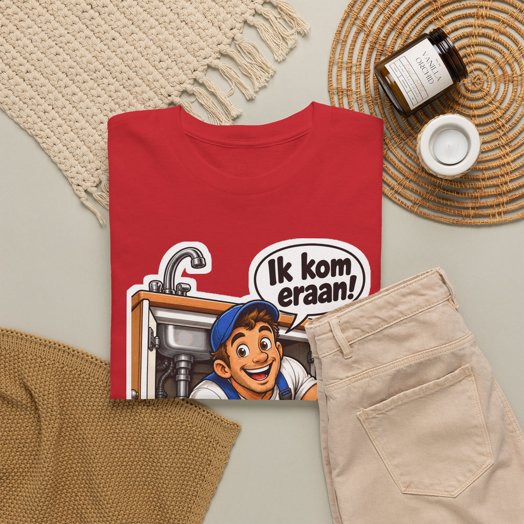 IK KOM ERAAN! Unisex T-shirt | De Loodgieter | VlaamseKracht®