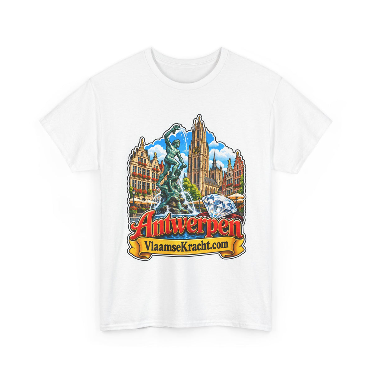 ANTWERPEN Unisex T-shirt | Vlaamse Stad | VlaamseKracht®
