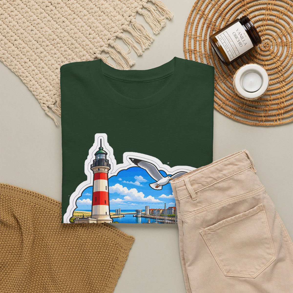NIEUWPOORT Unisex T-shirt | Vlaamse Stad | VlaamseKracht®