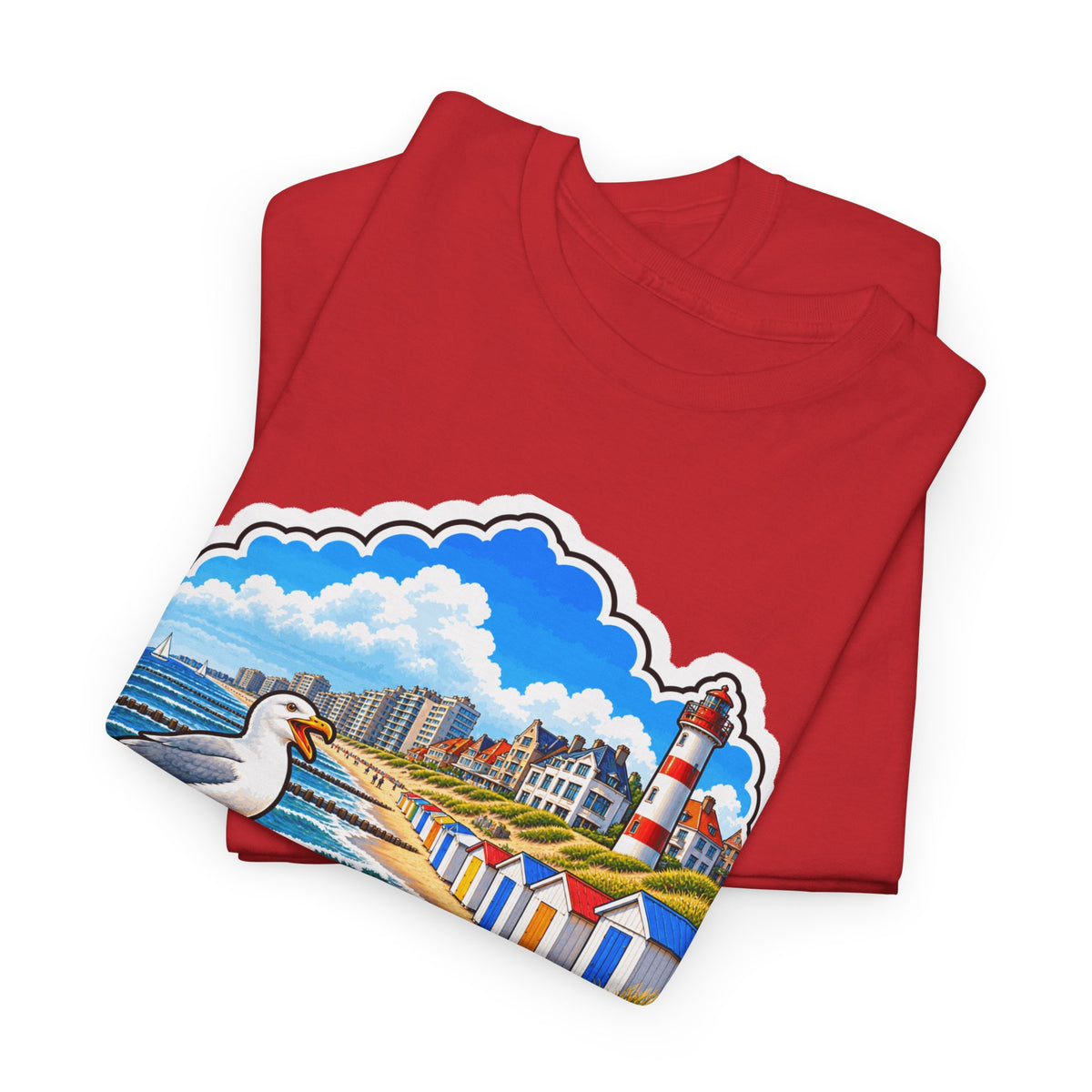KNOKKE-HEIST Unisex T-shirt | Vlaamse Stad | VlaamseKracht®
