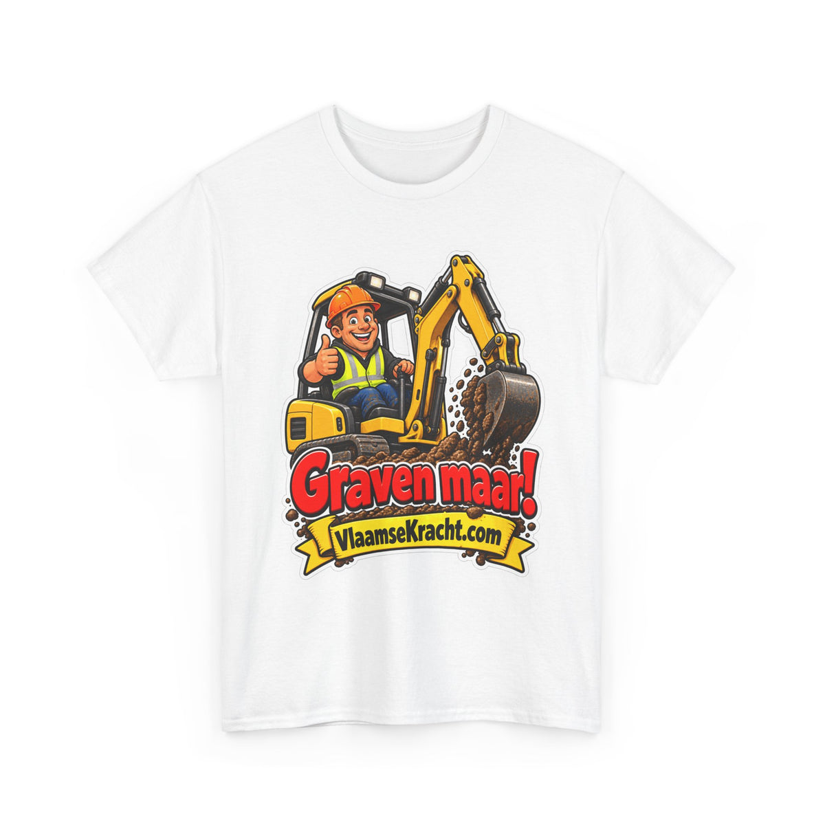 GRAVEN MAAR! Unisex T-shirt | De Graver | VlaamseKracht®