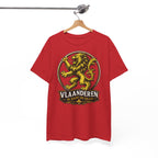 Premium Vlaamse Leeuw Vlaanderen Color Edition T-Shirt | In Hart en Daad | Unisex  | VlaamseKracht®