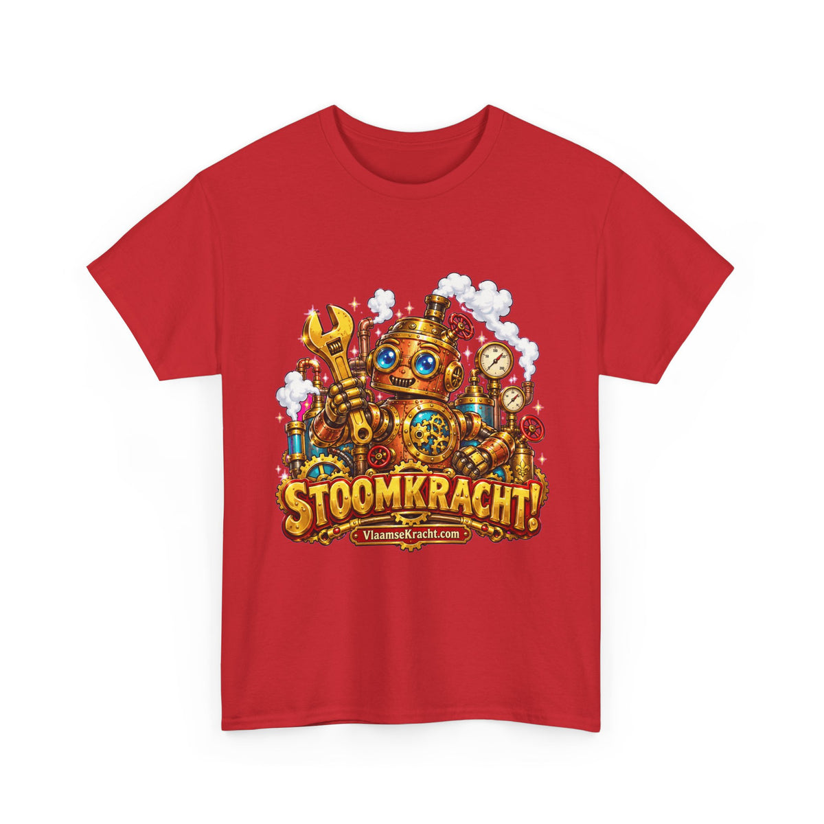 STOOMKRACHT! Unisex T-shirt | Steampunk | VlaamseKracht®