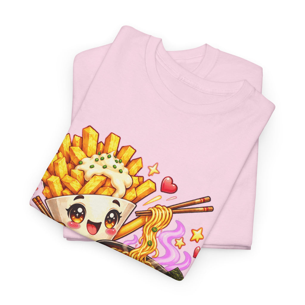 FRIET OP DE RAMEN! Unisex T-shirt | Kawaii | VlaamseKracht®