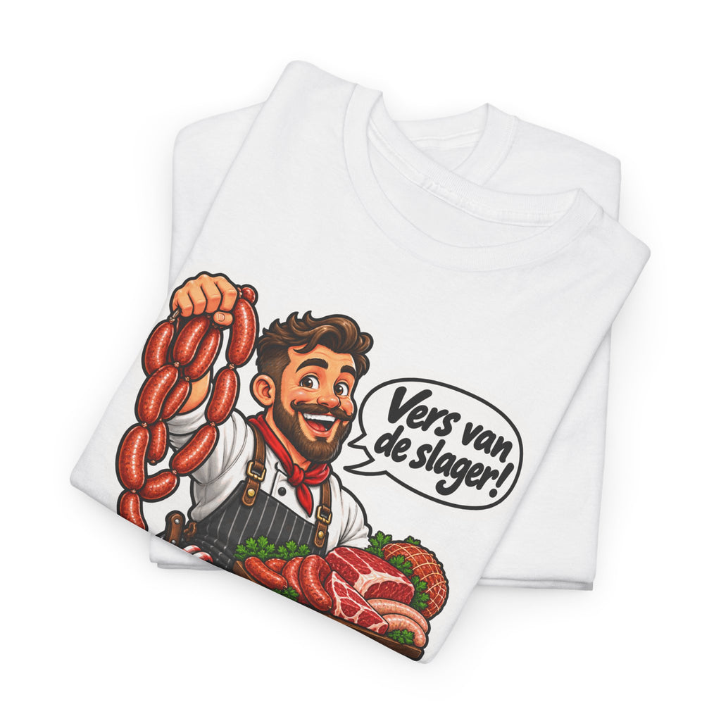 VERS VAN DE SLAGER! Unisex T-shirt | De Slager | VlaamseKracht®