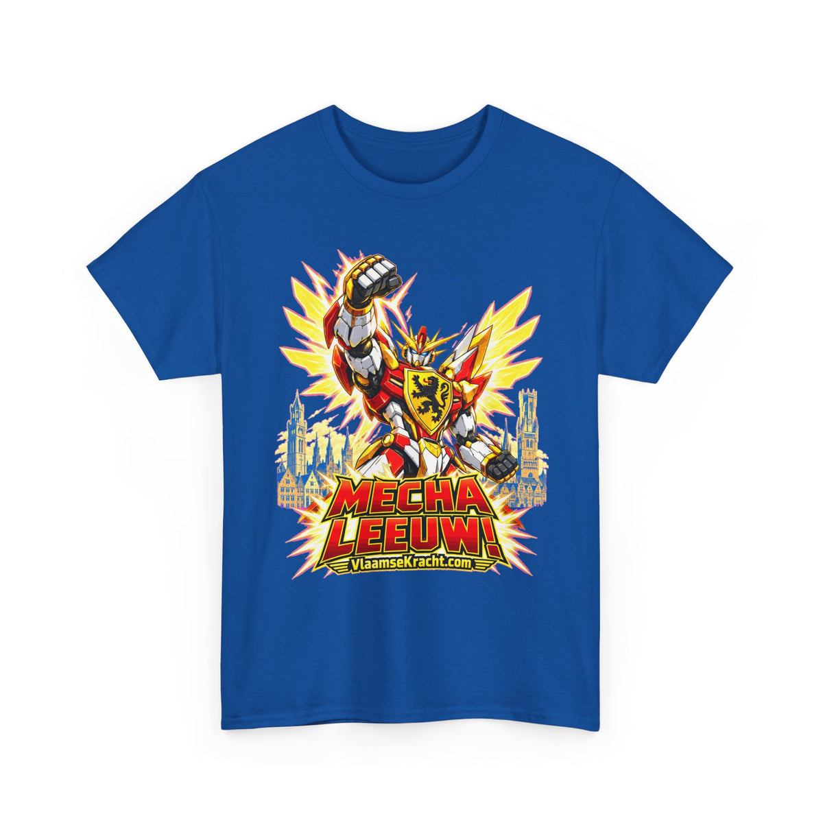 MECHA LEEUW! Unisex T-shirt | Anime | VlaamseKracht®