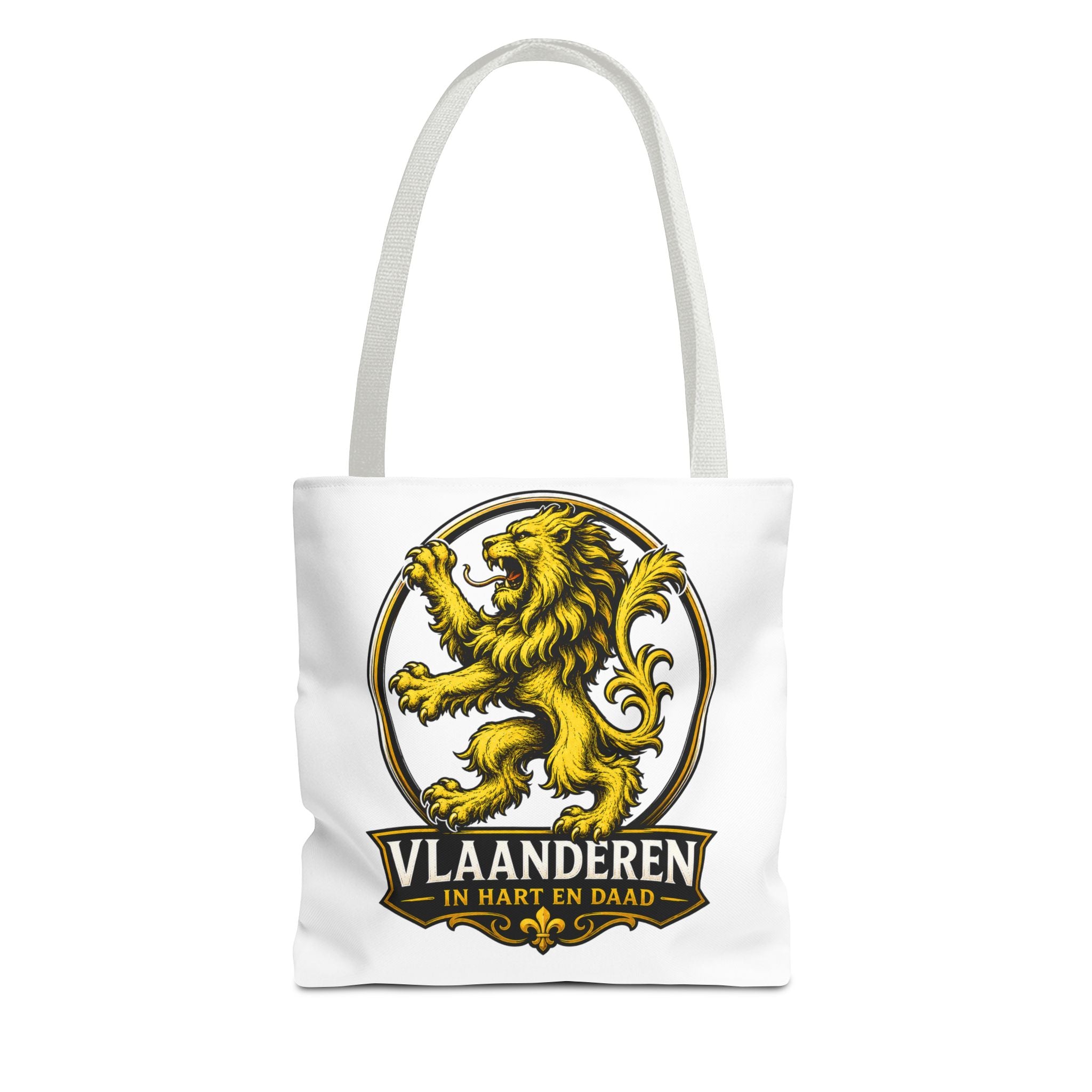 Premium Vlaamse Leeuw Tote Bag (AOP) | VlaamseKracht®