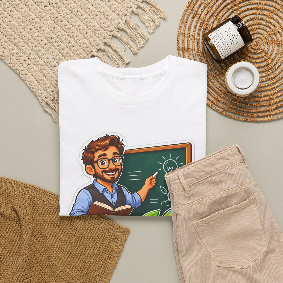LEREN IS GROEIEN! Unisex T-shirt | De Leraar | VlaamseKracht®