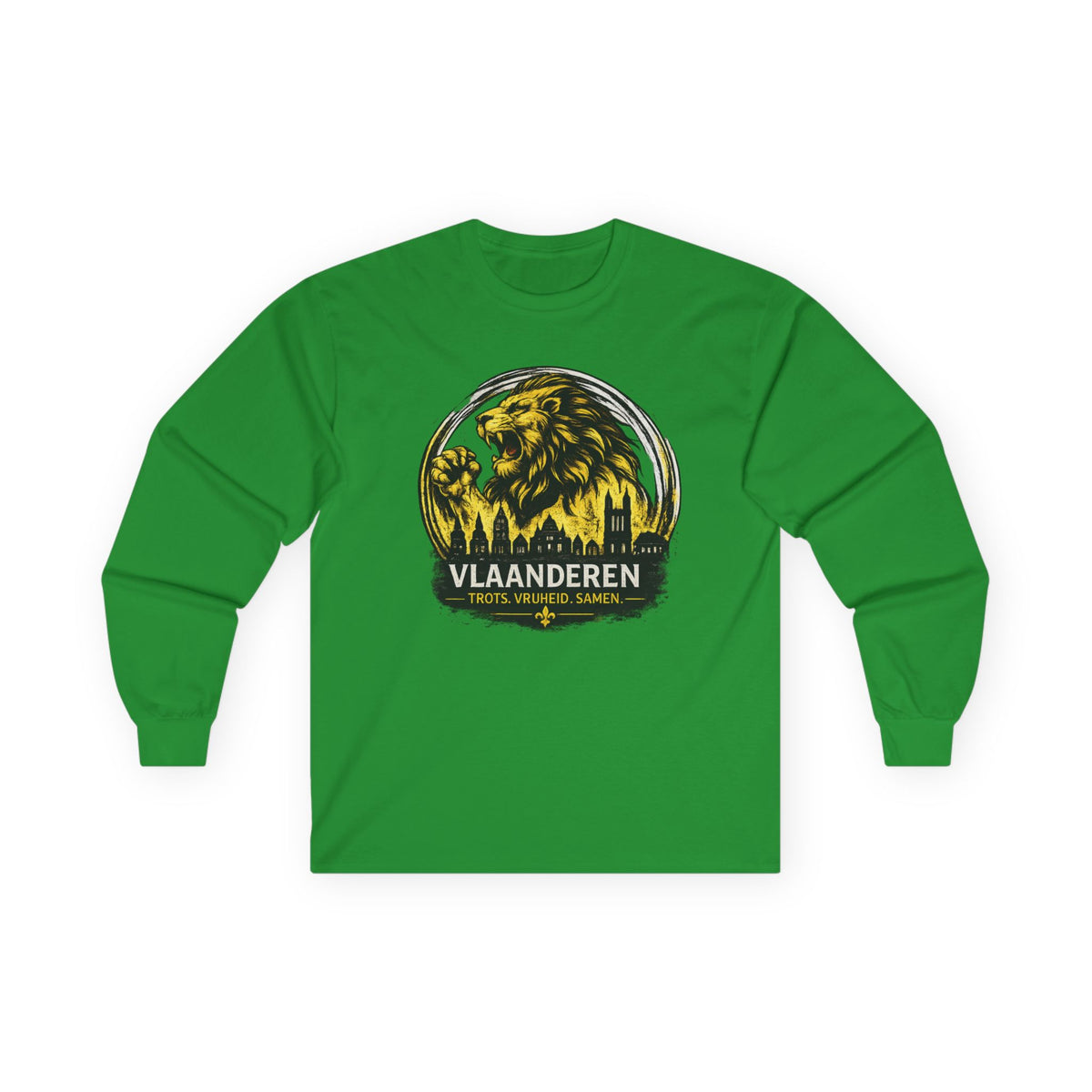 Vlaanderen Lion Crest Long Sleeve Tee