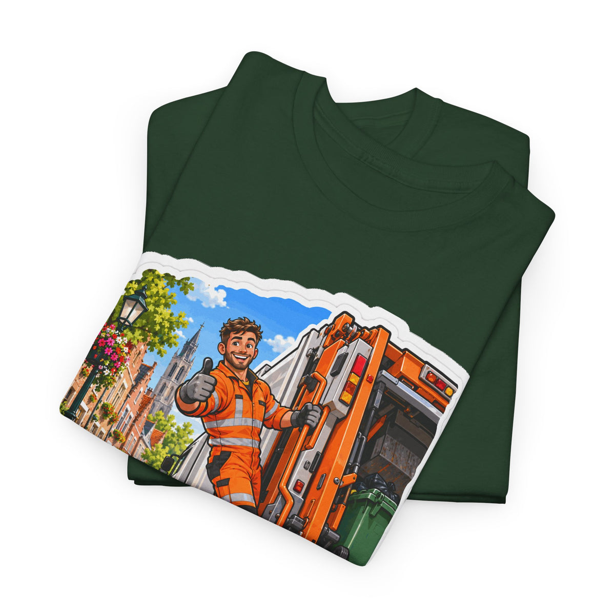 PROPER EN TROTS! Unisex T-shirt | De Afvalophaler | VlaamseKracht®