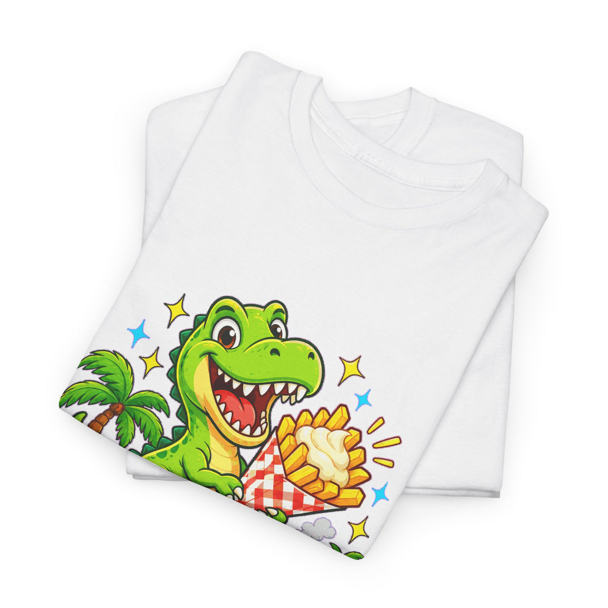 FRIETOSAURUS! Unisex T-shirt | Cartoon | VlaamseKracht®