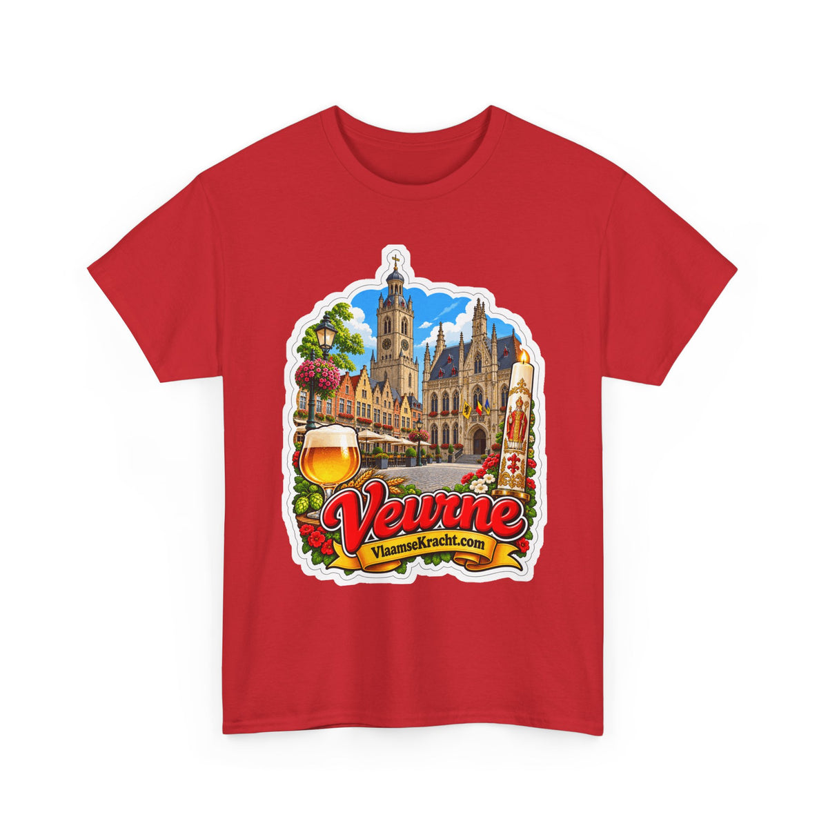 VEURNE Unisex T-shirt | Vlaamse Stad | VlaamseKracht®