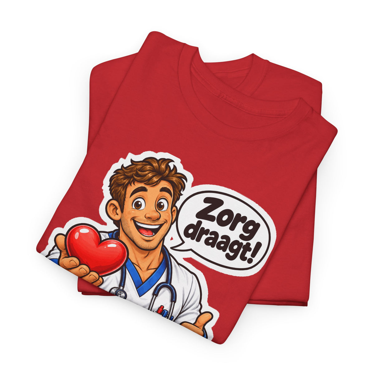 ZORG DRAAGT! Unisex T-shirt | De Verpleger | VlaamseKracht®