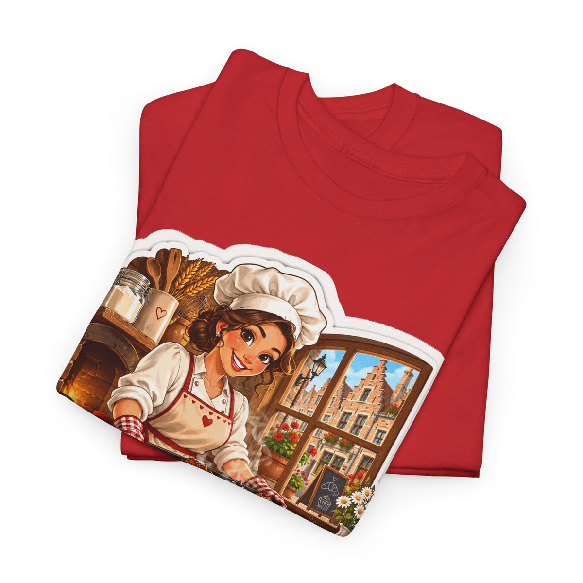 AMBACHT MET LIEFDE! Unisex T-shirt | De Bakster | VlaamseKracht®