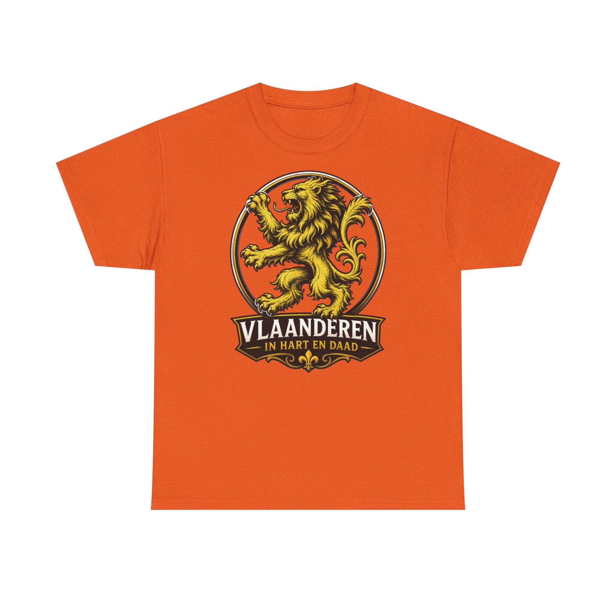 Premium Vlaamse Leeuw Vlaanderen Color Edition T-Shirt | In Hart en Daad | Unisex  | VlaamseKracht®