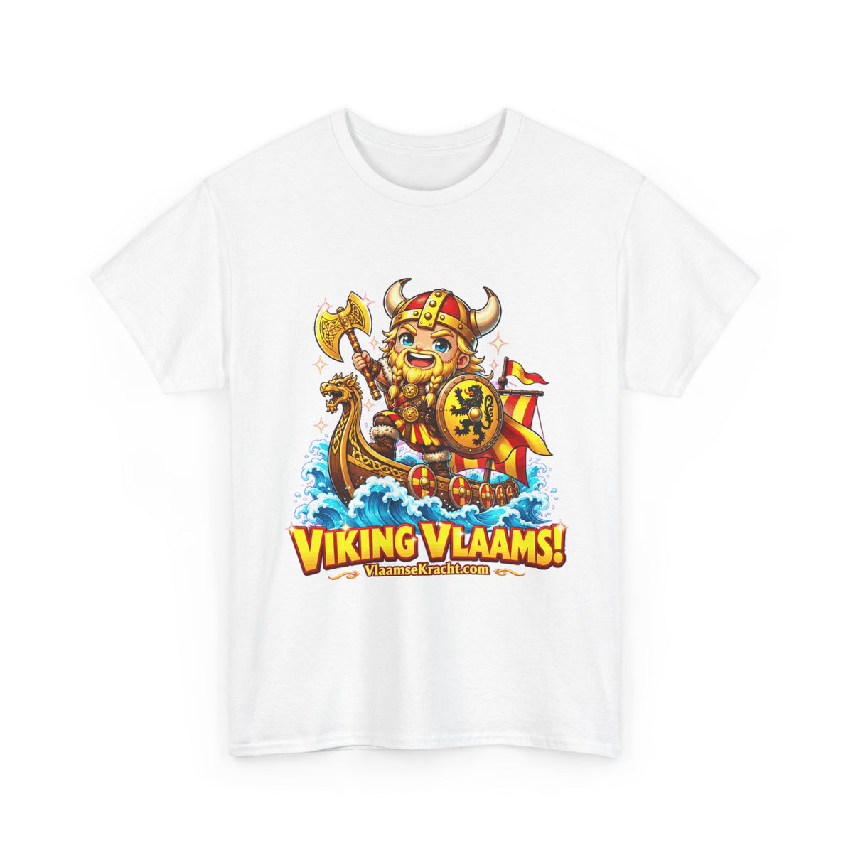 VIKING VLAAMS! Unisex T-shirt | Chibi | VlaamseKracht®