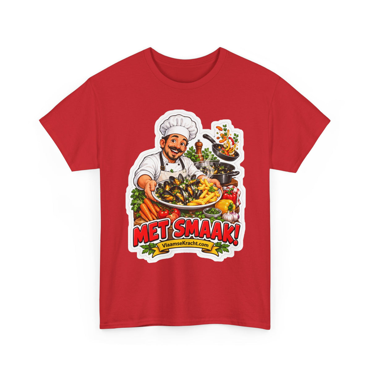 MET SMAAK! Unisex T-shirt | De Kok | VlaamseKracht®