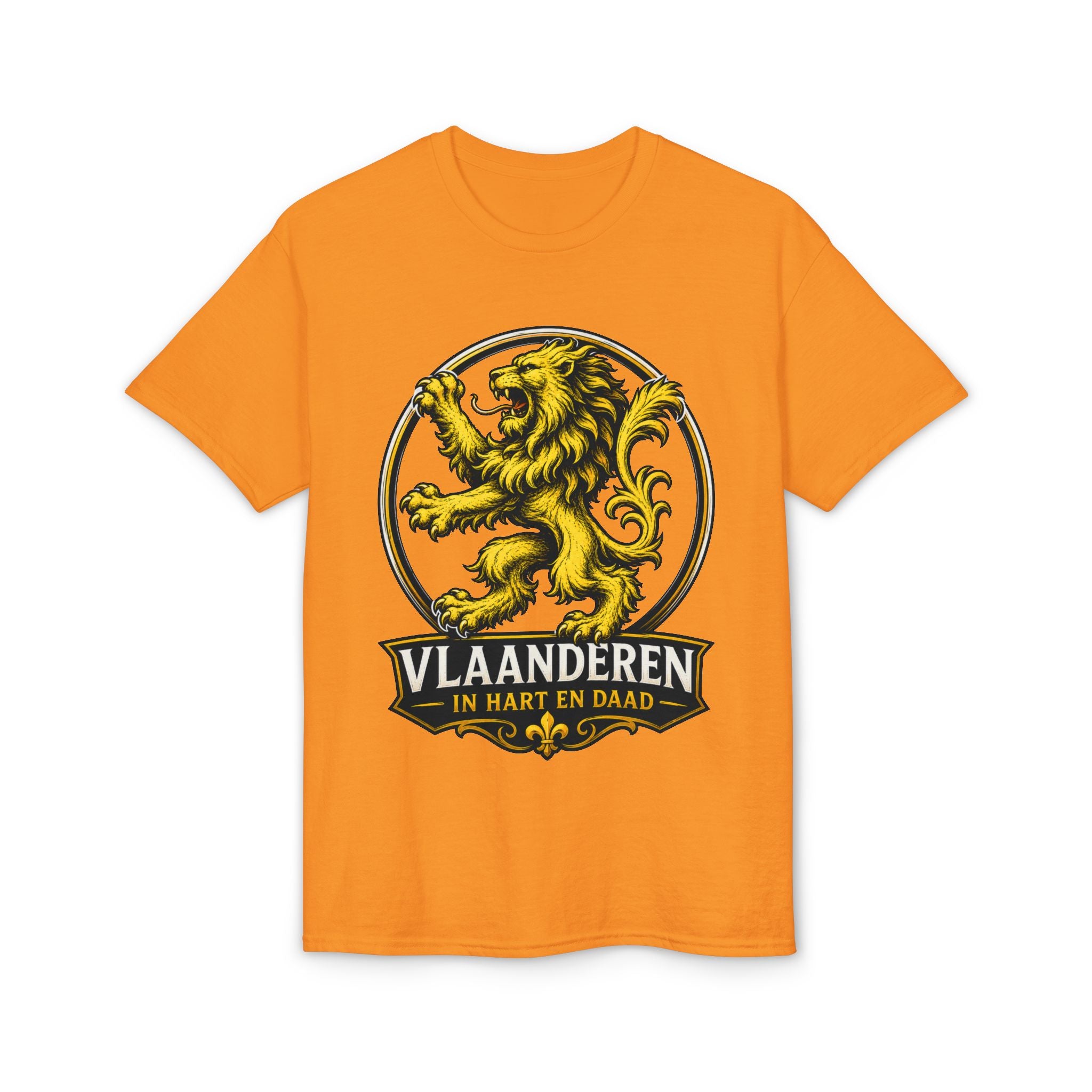 Premium Vlaamse Leeuw Unisex DryBlend® T-Shirt | VlaamseKracht®