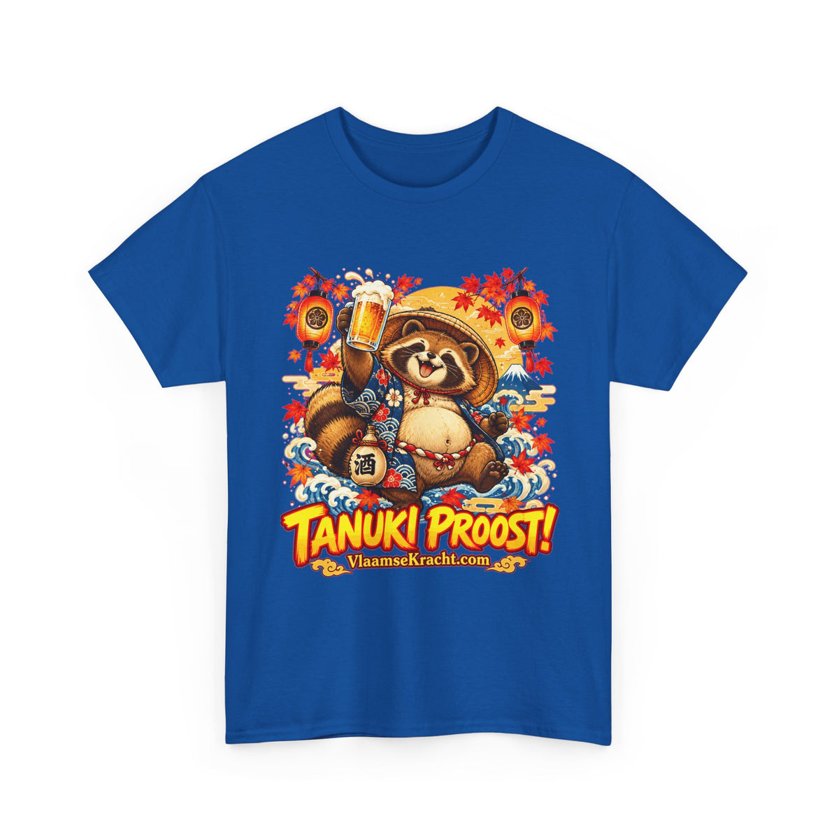 TANUKI PROOST! Unisex T-shirt | Japans | VlaamseKracht®