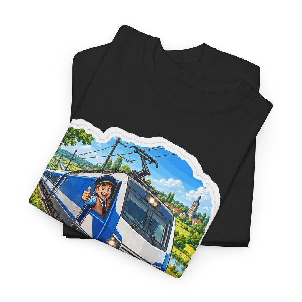 VOLLE KRACHT VOORUIT! Unisex T-shirt | De Treinbestuurder | VlaamseKracht®
