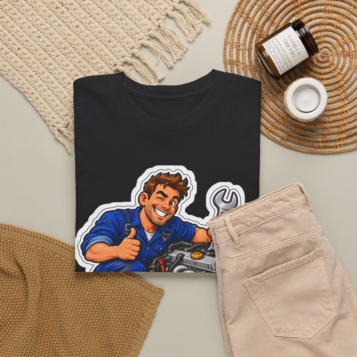 ALLES DRAAIT WEER! Unisex T-shirt | De Mecanicien | VlaamseKracht®