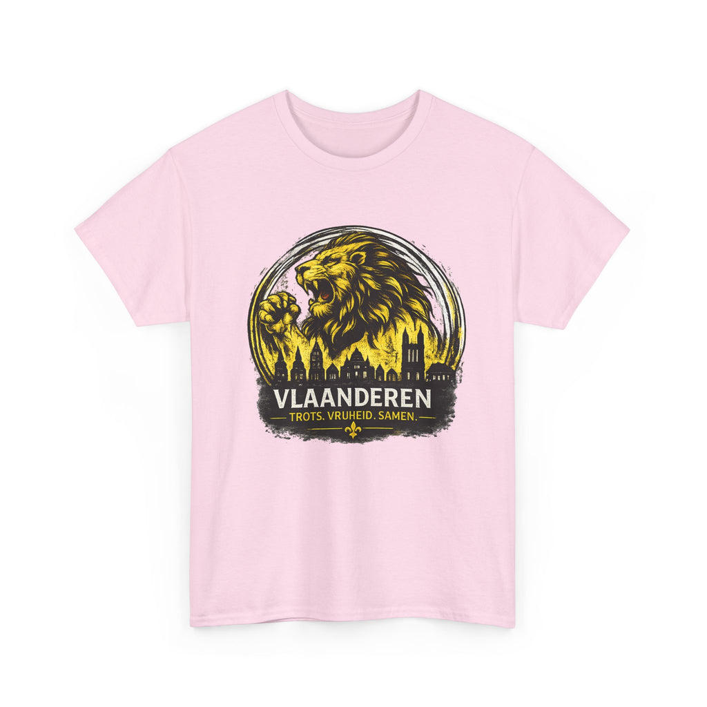 Premium Vlaamse Leeuw Vlaanderen T-Shirt – In Hart en Daad | VlaamseKracht®