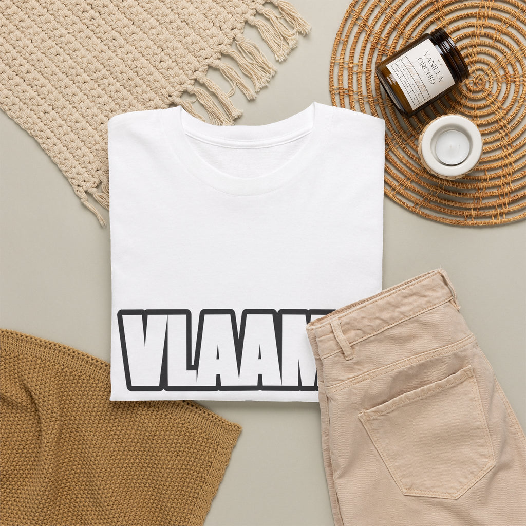VLAAMS BLOED Unisex T-shirt | Stoere Letters | VlaamseKracht®